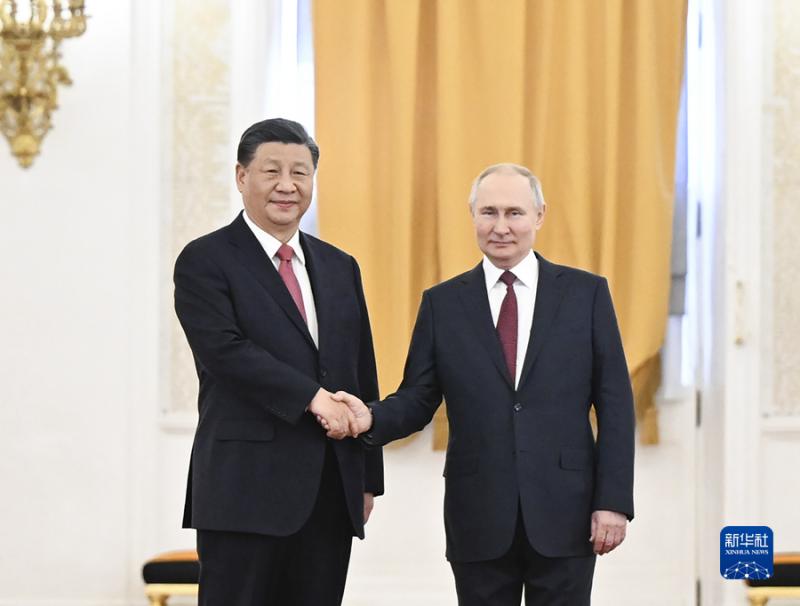 习近平同俄罗斯总统普京举行会谈(图1)
