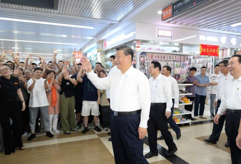 习近平在浙江金华市考察调研(图6)