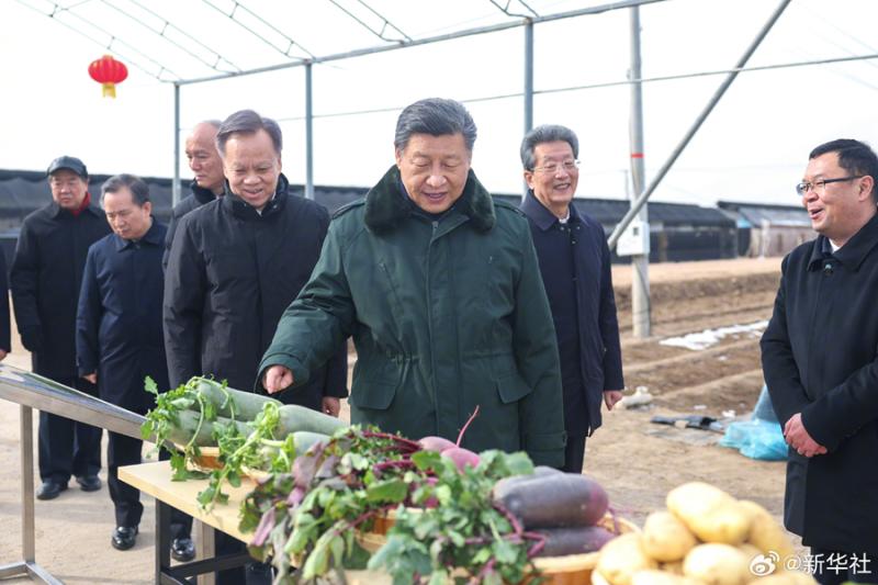 习近平春节前夕在天津看望慰问基层干部群众(图1)