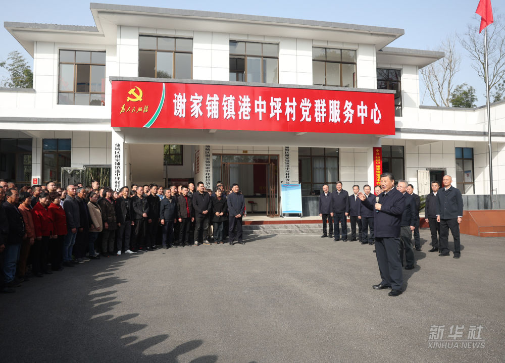 习近平在湖南常德市考察调研(图11)