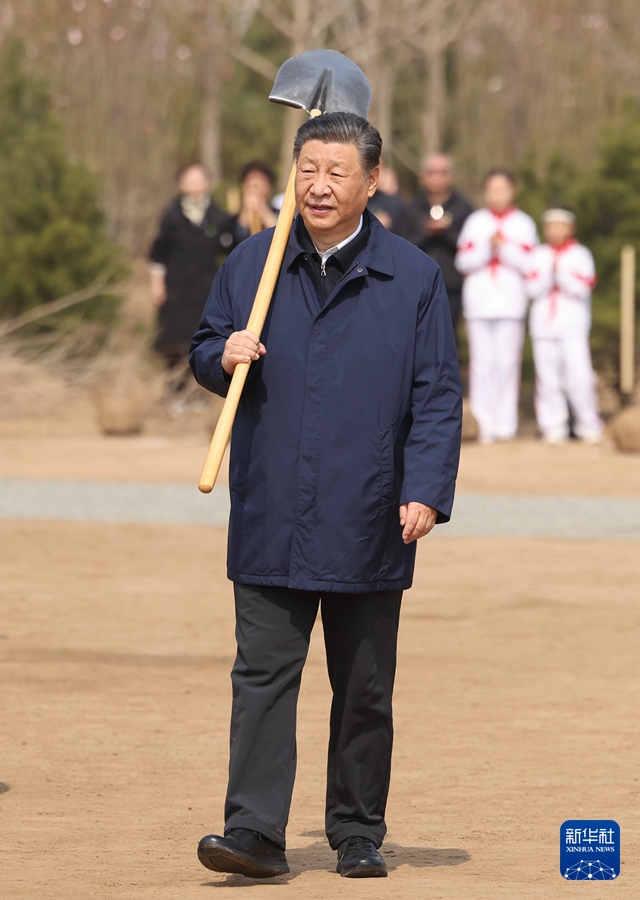 习近平在参加首都义务植树活动时强调 全民植树增绿 共建美丽中国(图2)