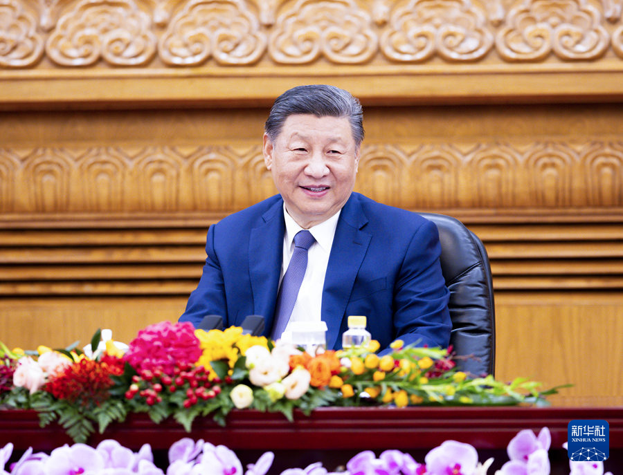 习近平：在会见出席中国国际友好大会暨中国人民对外友好协会成立70周年纪念活动外方嘉宾时的讲话(图1)
