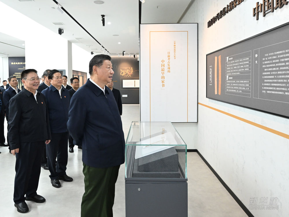习近平在湖北考察调研(图1)