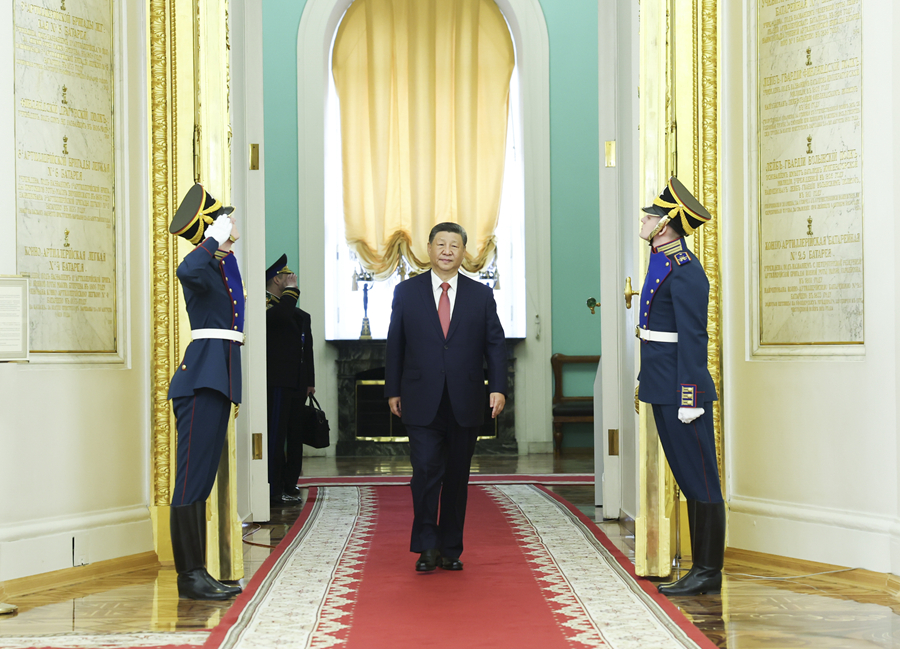 习近平同俄罗斯总统普京会谈(图1)