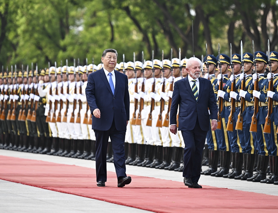 习近平同巴西总统卢拉会谈(图4)