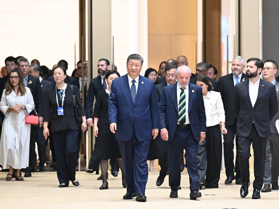 习近平出席中拉论坛第四届部长级会议开幕式并发表主旨讲话(图6)
