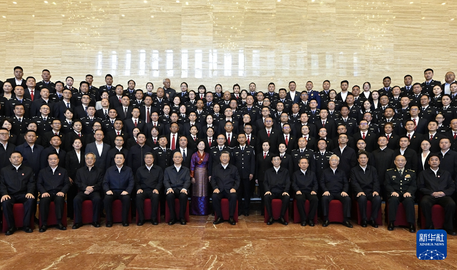 习近平接见西藏各族各界代表(图4)