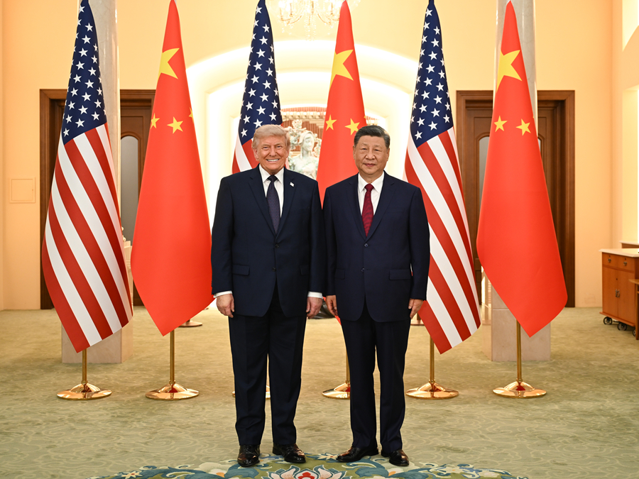 习近平为美国总统特朗普举行欢迎宴会(图3)