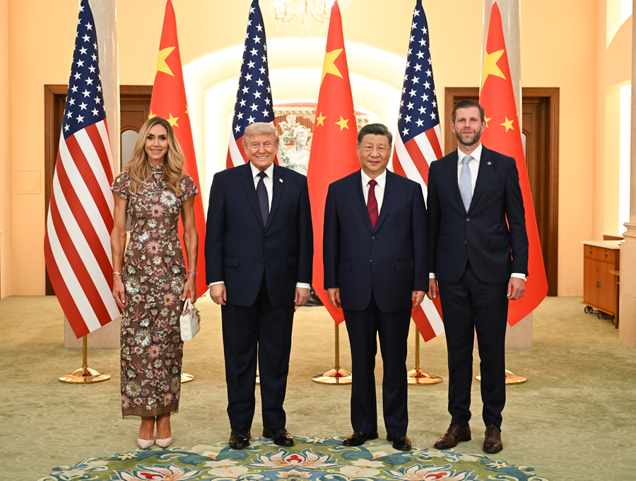习近平为美国总统特朗普举行欢迎宴会(图4)
