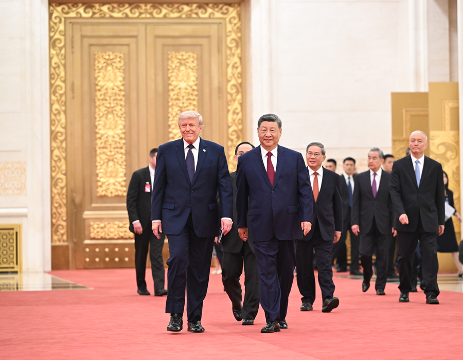 习近平为美国总统特朗普举行欢迎宴会(图5)