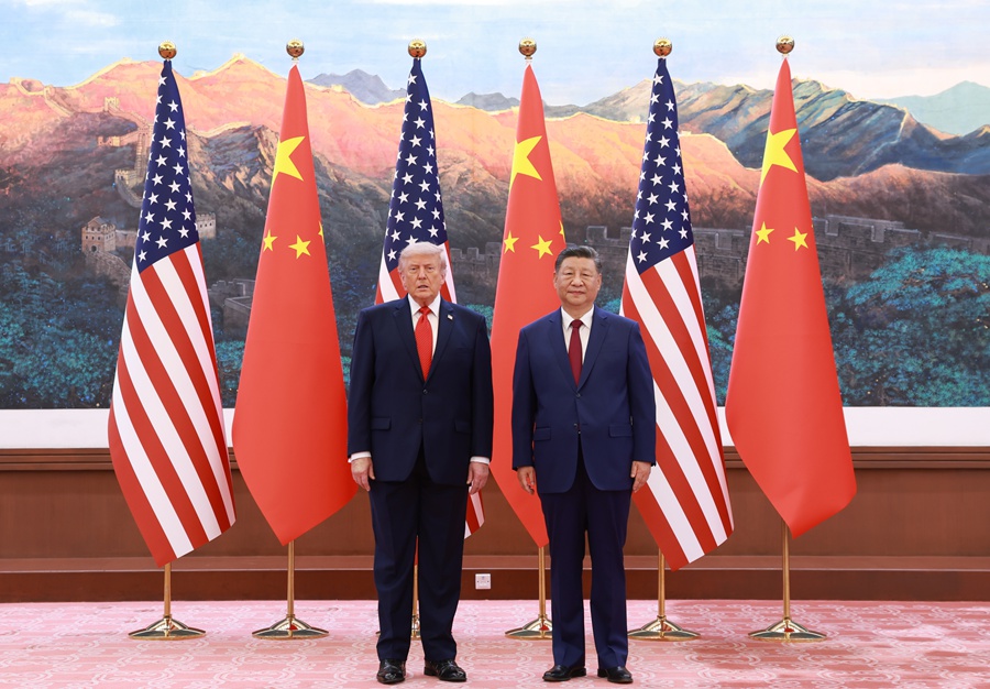 习近平同美国总统特朗普会谈(图2)