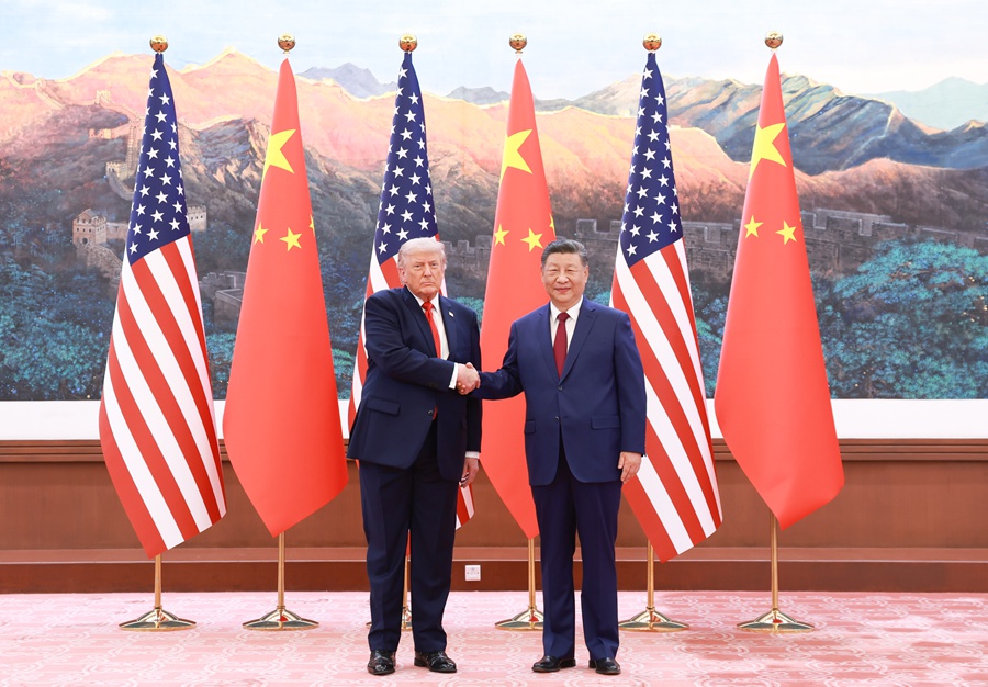 习近平同美国总统特朗普会谈(图3)