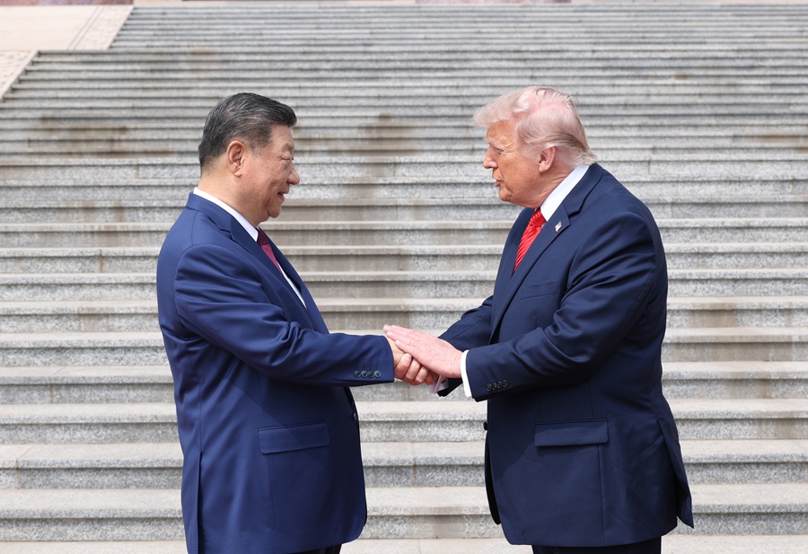 习近平同美国总统特朗普会谈(图7)
