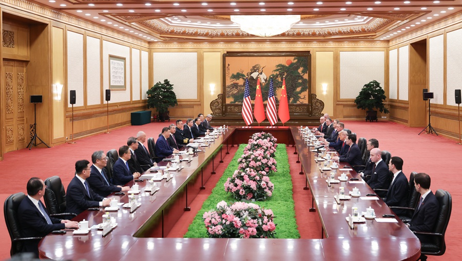 习近平同美国总统特朗普会谈(图6)