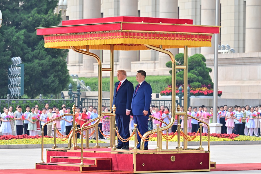 习近平同美国总统特朗普会谈(图9)