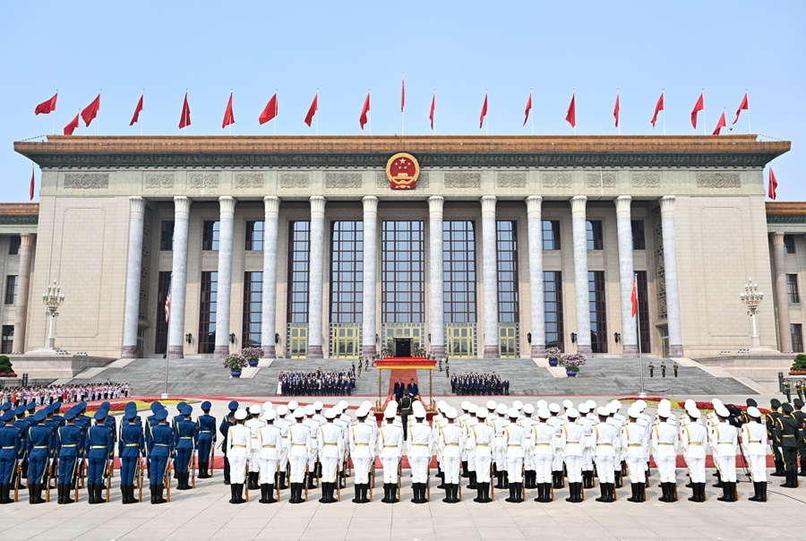 习近平同美国总统特朗普会谈(图10)