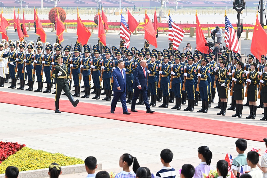 习近平同美国总统特朗普会谈(图12)