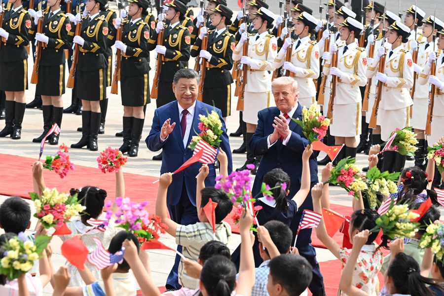 习近平同美国总统特朗普会谈(图14)