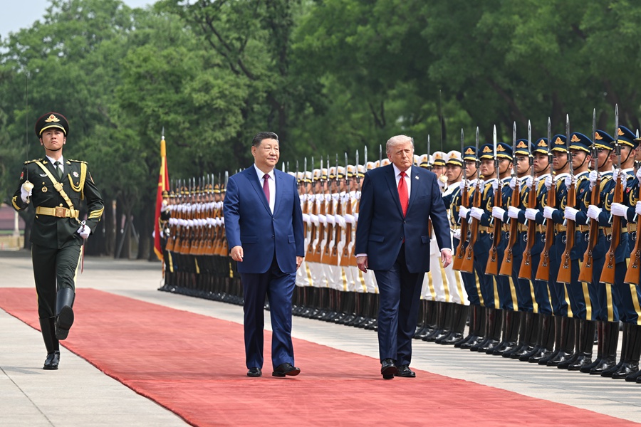 习近平同美国总统特朗普会谈(图13)