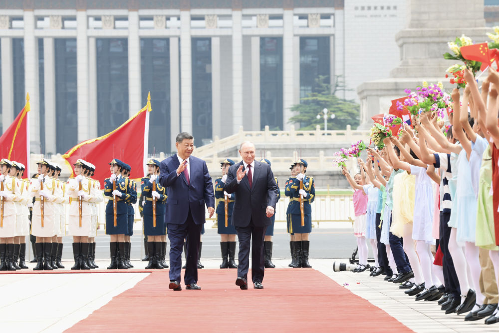 习近平同俄罗斯总统普京会谈(图6)