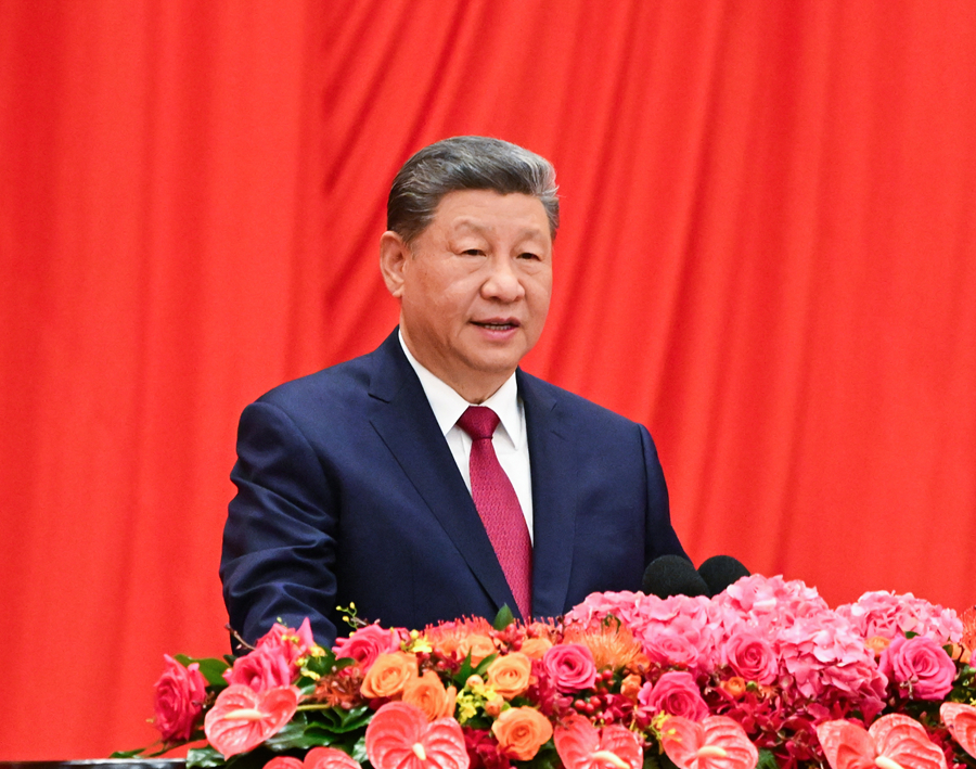 习近平：在庆祝中华人民共和国成立77周年招待会上的讲话(图1)