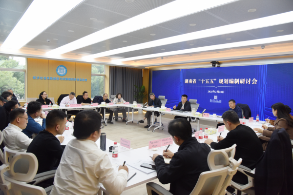 院（中心）召开双周智库选题策划会 专题研讨湖南省“十五五”规划编制