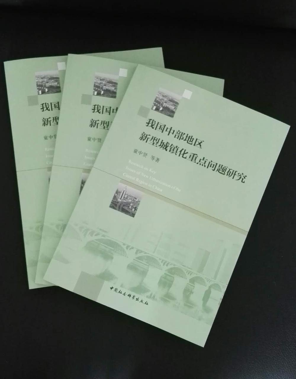 《我国中部地区新型城镇化重点问题研究》出版(图1)